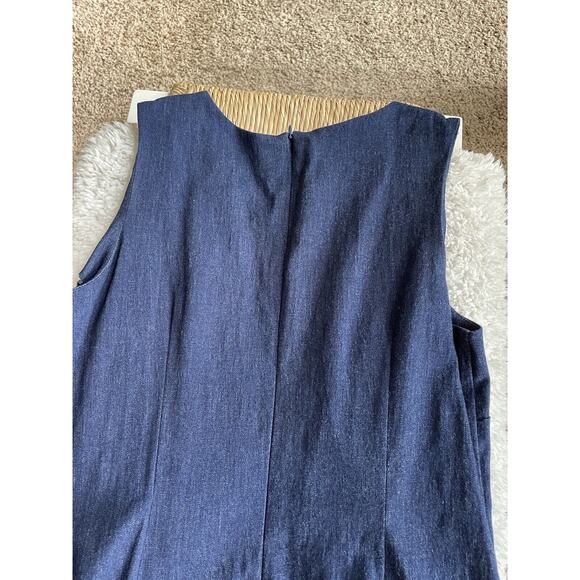 Rabbit Rabbit Designs Women’s Sz. 14 Denim Jumper Dress. New W/ Tags - Picture 8 of 10